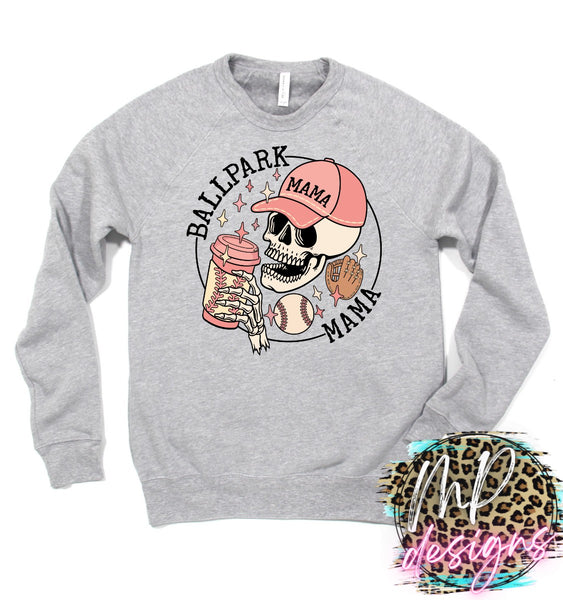 BASEBALL BALLPARK MAMA SWEATSHIRT