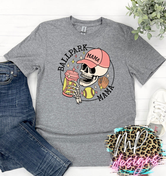 SOFTBALL BALLPARK MAMA T-SHIRT