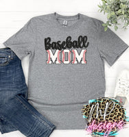 BASEBALL MOM T-SHIRT