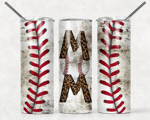 BASEBALL MOM 20 OZ TUMBLER