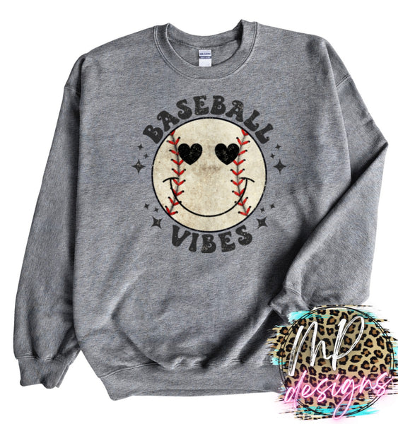 BASEBALL VIBES SWEATSHIRT
