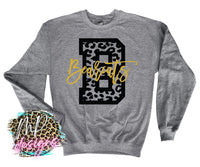 BEARCATS B LEOPARD LONG SLEEVE/SWEATSHIRT