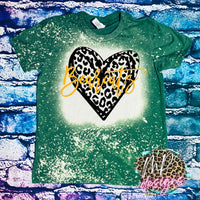 BEARCATS LEOPARD HEART T-SHIRT