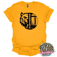 BEARCATS MASCOT FOOTBALL T-SHIRT