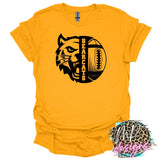 BEARCATS MASCOT FOOTBALL T-SHIRT