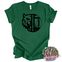 BEARCATS MASCOT FOOTBALL T-SHIRT