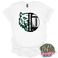 BEARCATS MASCOT FOOTBALL T-SHIRT