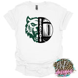 BEARCATS MASCOT FOOTBALL T-SHIRT