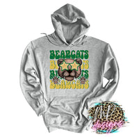 BEARCATS PREPPY MASCOT STACKED LONG SLEEVE/SWEATSHIRT