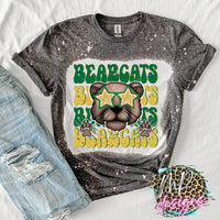 BEARCATS PREPPY MASCOT STACKED T-SHIRT