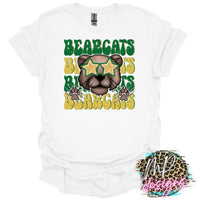 BEARCATS PREPPY MASCOT STACKED T-SHIRT