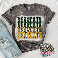BEARCATS STACKED GLITTER T-SHIRT