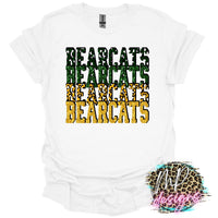 BEARCATS STACKED GLITTER T-SHIRT