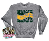 BEARCATS WAVY RETRO LONG SLEEVE/SWEATSHIRT