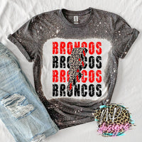BRONCOS BOLT RED T-SHIRT