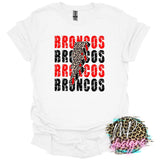 BRONCOS BOLT RED T-SHIRT