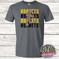 HORNETS BOLT GOLD T-SHIRT