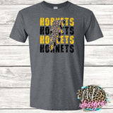 HORNETS BOLT GOLD T-SHIRT