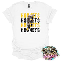 HORNETS BOLT GOLD T-SHIRT