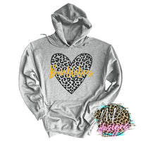 BUMBLEBEES LEOPARD HEART LONG SLEEVE/SWEATSHIRT