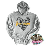 BUMBLEBEES LEOPARD HEART LONG SLEEVE/SWEATSHIRT
