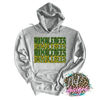 BUMBLEBEES STACKED GLITTER LONG SLEEVE/SWEATSHIRT