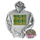 BUMBLEBEES STACKED GLITTER LONG SLEEVE/SWEATSHIRT