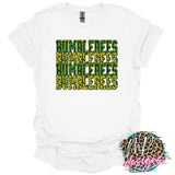BUMBLEBEES STACKED GLITTER T-SHIRT