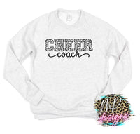 CHEER COACH LEOPARD SWEATSHIRT