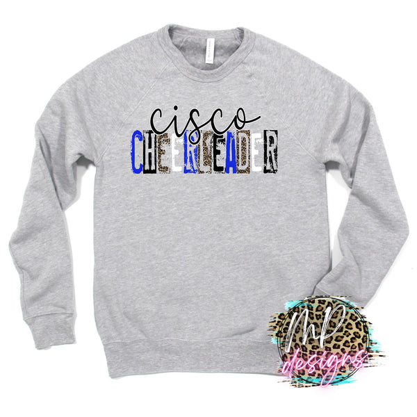 CISCO CHEERLEADER GRUNGE SWEATSHIRT