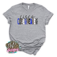 CISCO CHEERLEADER GRUNGE T-SHIRT