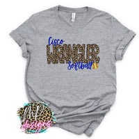CISCO WRANGLER SOFTBALL CHEETAH SHIRT