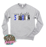 CISCO WRANGLER SOFTBALL GRUNGE SWEATSHIRT