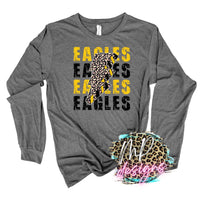 EAGLES BOLT GOLD LONG SLEEVE/SWEATSHIRT