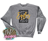 EAGLES E LEOPARD GOLD LONG SLEEVE/SWEATSHIRT