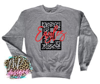 EAGLES E RED LONG SLEEVE/SWEATSHIRT