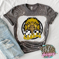 EAGLES PREPPY MASCOT GOLD T-SHIRT