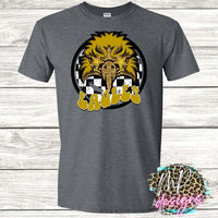 EAGLES PREPPY MASCOT GOLD T-SHIRT