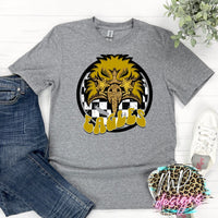 EAGLES PREPPY MASCOT GOLD T-SHIRT