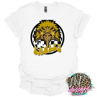 EAGLES PREPPY MASCOT GOLD T-SHIRT