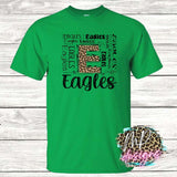 EAGLES CHEETAH SUBWAY ART T-SHIRT