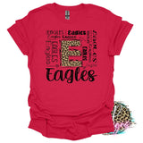 EAGLES CHEETAH SUBWAY ART T-SHIRT