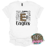 EAGLES CHEETAH SUBWAY ART T-SHIRT