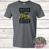 ELKS E LEOPARD T-SHIRT