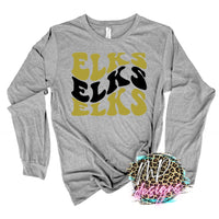 ELKS WAVY RETRO LONG SLEEVE/SWEATSHIRT