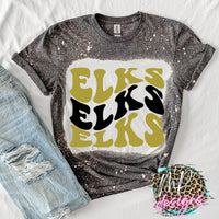 ELKS WAVY RETRO T-SHIRT