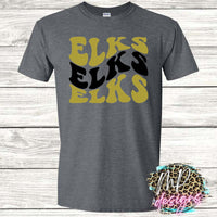 ELKS WAVY RETRO T-SHIRT