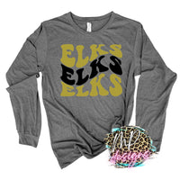 ELKS WAVY RETRO LONG SLEEVE/SWEATSHIRT