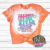 ERRBODY AT THE RIVER BLEACHED T-SHIRT