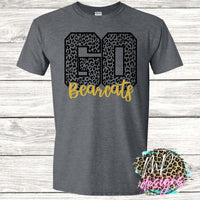 GO BEARCATS LEOPARD T-SHIRT